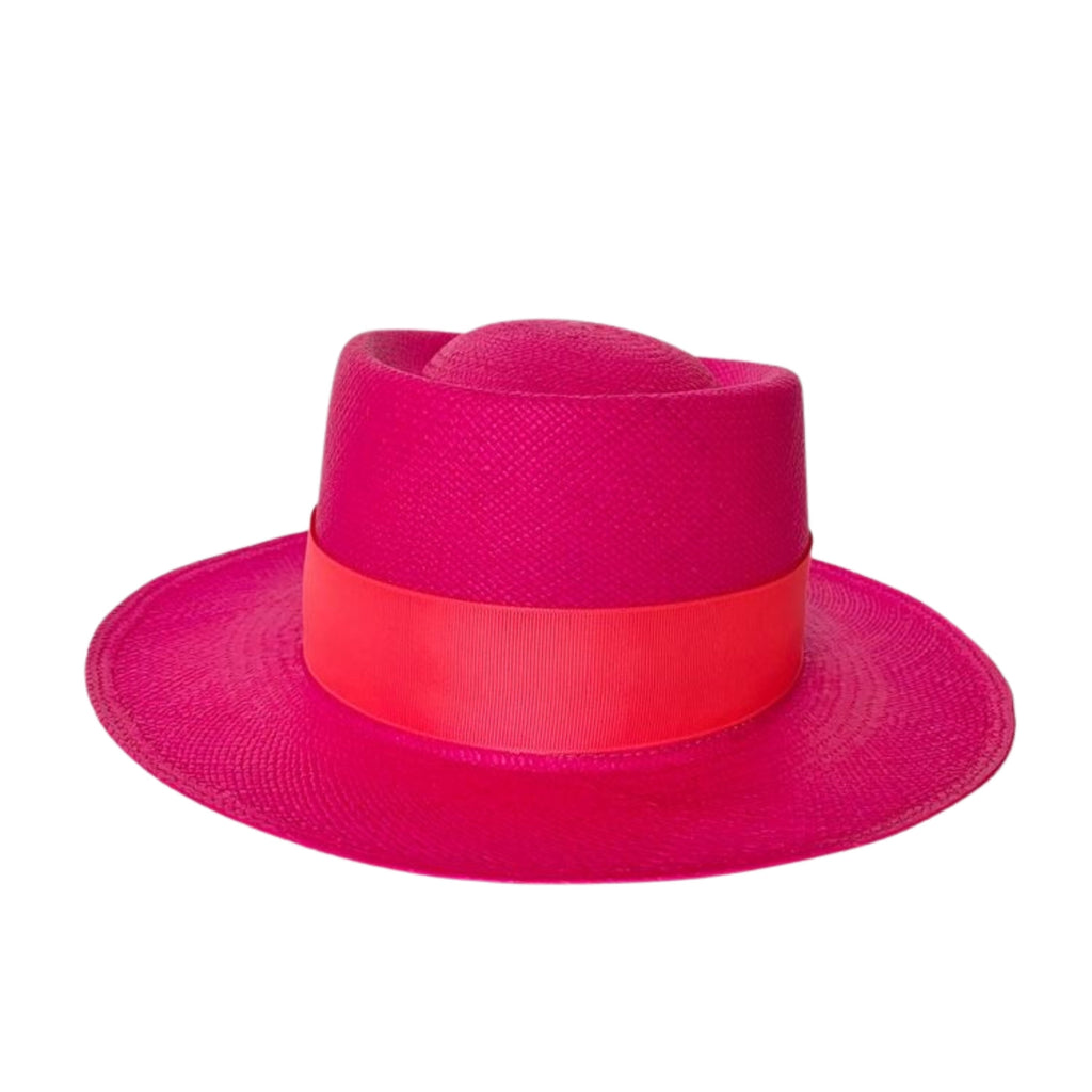 Sombrero Gambler Mujer Fuxia - vista principal