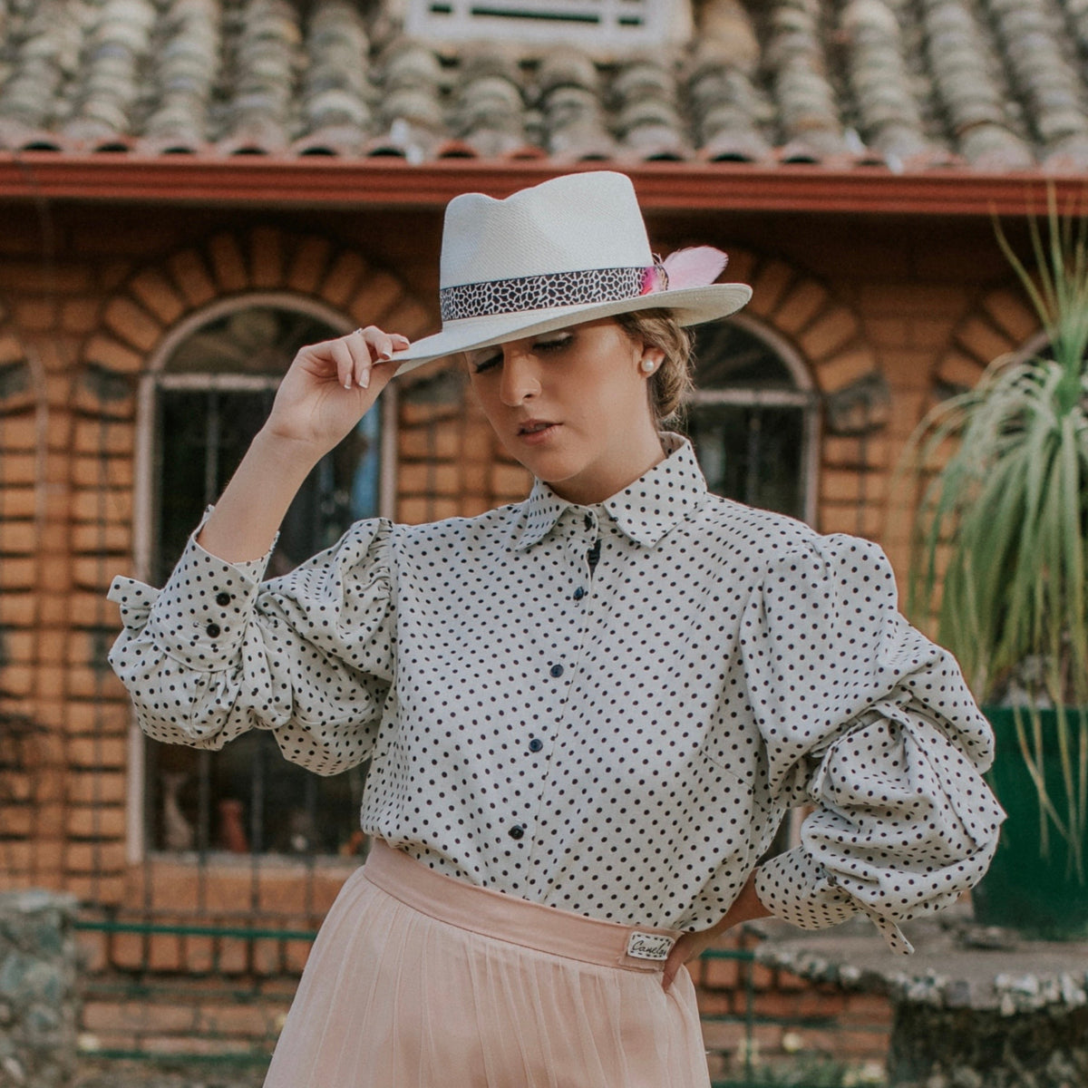 Sombrero Habana Mujer - detalle de tejido
